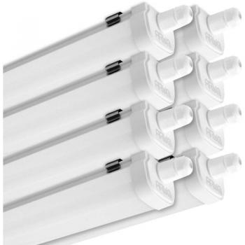 Panama LED 8×Reglette Étanche 120 cm – 40 W, IP65, Blanc 4000 K