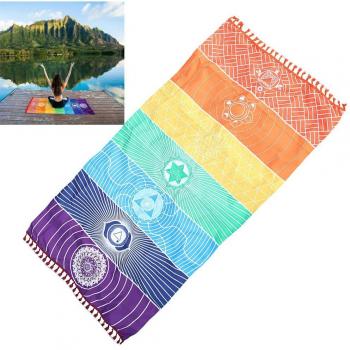 Toalla Rayada para Yoga Zen