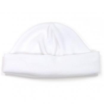 Berretto in Velluto Bianco Taglia 0