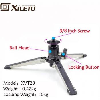 Monópode XVT28 de XILETU – Marco, Cabezal Bola y Torno 3/8” para Benro
