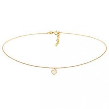 Choker in Argento Sterling 925 con Ciondolo a Cuore