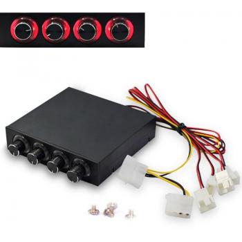 Contrôleur de ventilateur pour PC 3.5 pouces LED bleu/rouge