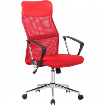 Red Cordoba Chefsessel TPFLiving – Netzbezug, höhenverstellbar