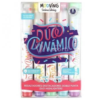 Resaltadores Mooving con tecnología Dinamic Duo
