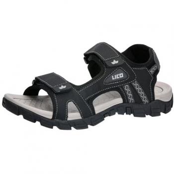 Lico Herren Outdoor-Sandale Lealman V Schwarz 37