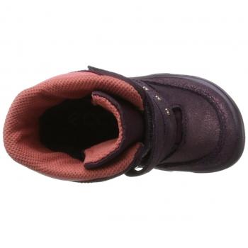 Ecco Baby Mädchen Snowride Classic Stiefel in Night Shade-Barolo/Mauve/Rosato Farbton