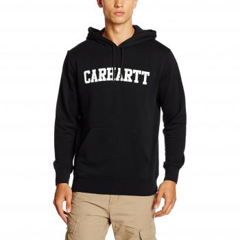 Carhartt Herren Hoodie College Edition Schwarz/White – 2XL