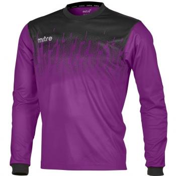 Men’s Mitre Command Goalie Matchday Top, Violet & Black, XL