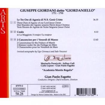 A le Tre Ore di Agonia di Nostro Signore Gesu Cristo & Credo a-Dur