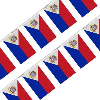St. Martin Flag Bundle – 100 Pieces – 14 x 21 cm Polyester, Weather‑Resistant