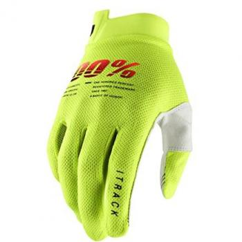 Gants de Cross 100% iTrack Jaunes Taille S