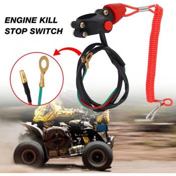 ATV Kill Switch with Spring Tether