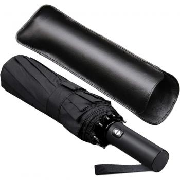 Auto Open/Close Travel Umbrella with Teflon Canopy