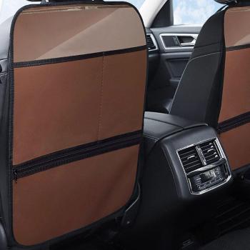 PU Leather Car Seat Back Cover with Anti Scratch Features