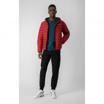 Chaqueta Champion de Color Rojo con Capucha