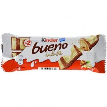 Pack de 3 barras Kinder Bueno White, 43g cada una