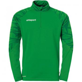 Uhlsport Goal 25 Herren Langarmshirt mit 1/4 Reißverschluss in Grün