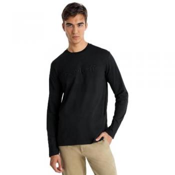 Bendorff Camiseta Casual de Manga Larga con Bordado en Relieve