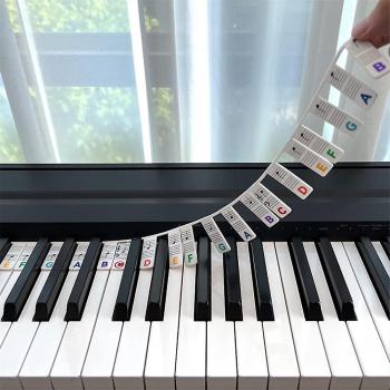 Inf Guide d’Étiquettes Piano 88 Touches Arcoiris