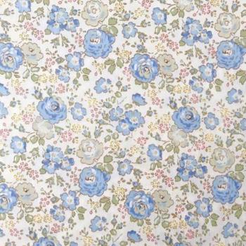 160 cm * 50 cm Baumwollstoff mit Blumenmuster in Rosa und Blau für Kinderbekleidung und DIY-Projekte