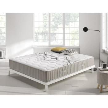Komfortmatratze 200x200 cm mit Visco-Kern und hochdichtem Schaum, Taschenfedersystem, Höhe 26cm