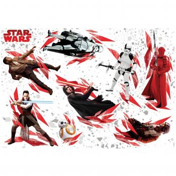 Komar 14727h Deco-Sticker Star Wars The Last Jedi, Größe 100 x 70 cm