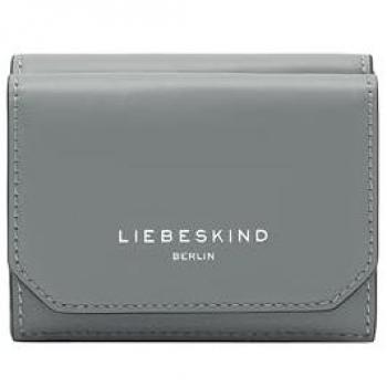 Liebeskind Berlin Lora Geldbörse aus echtem Leder mit RFID-Blocker in Optik Grau