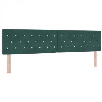Argyle Velvet Dark Green Headboard, 200 cm – VidaXL