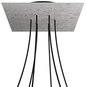 Creative Cables Rosette Carrée XXL en Ciment