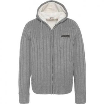Sweat-shirt à capuche Schott Gris