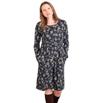 Full Sleeve Navy Frampton Floral Midi Dress – Lily & Me (Size 10)