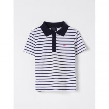 Polo a righe avorio per bambini Fay 14