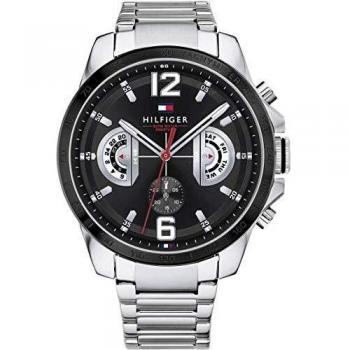 Tommy Hilfiger Unisex Quarz‑Uhr mit Edelstahlarm