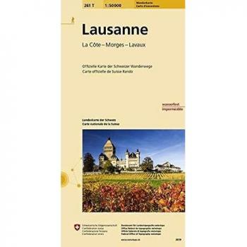 261T Lausanne Wanderkarte: La Côte