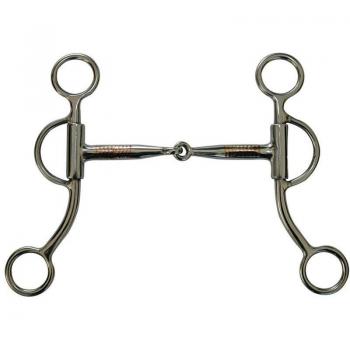 Morso Western Inox a Vite Scurto Imboccatura con Rame 12,5 cm