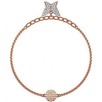 Intreccio Rosa Swarovski Bracciale Donna in Acciaio Inossidabile 5479024