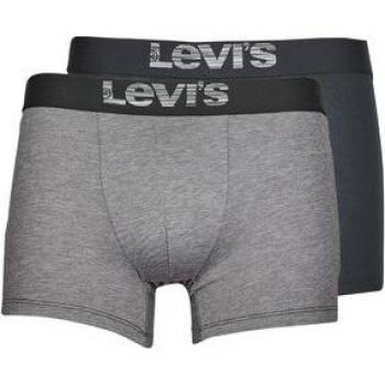 Levi's Optical Illusion Organic Cotton Boxershorts grau/schwarz (2er-Pack)