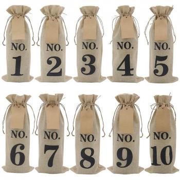 Set de sacs de vin juteux – 10 pièces, dégustation blindée