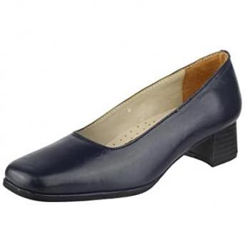 Amblers Walford Damen-Lederpumps – 6,5 UK – Dunkelblau