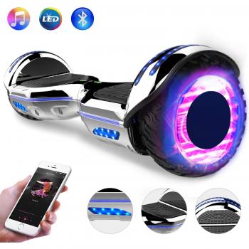 GeekMe 6,5‑Zoll Hoverboard Scooter – 2×700 W Motor, Self‑Balance, Bluetooth‑Lautsprecher & LED‑Anzeige