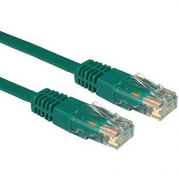 Cables Direct URT-610G 10 m Green Cat5e U/UTP Networking Cable