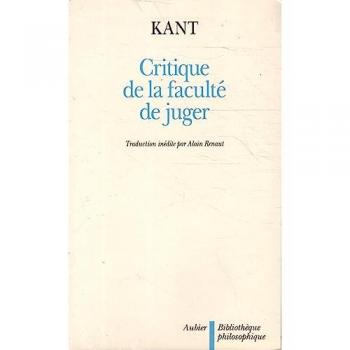 Emmanuel Kant Critique De La Faculté De Juger (Bibliothèque Philosophique)