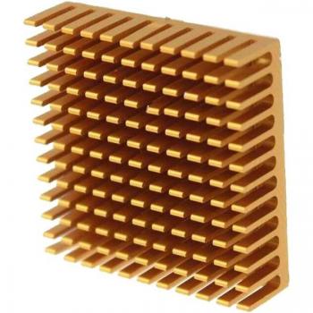 Gdstime 40mm x 40mm x 11mm Aluminum Heatsink, 5-Pack for Electronic Chips