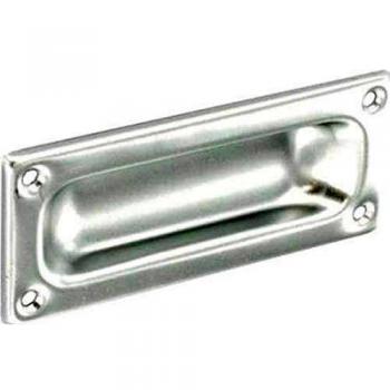 SECURIT S3178 Aluminium Flush Pull 90mm