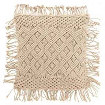 Coussin Déco Cosy Losange Beige 45x45cm