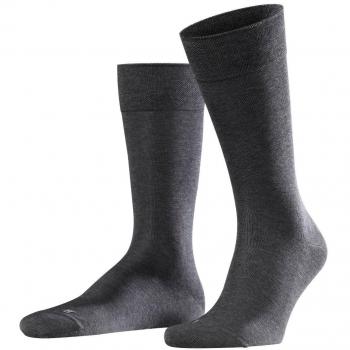 Grey Blockcolor Cotton Men’s Malaga Sensitive Socks – 12.5‑15.5