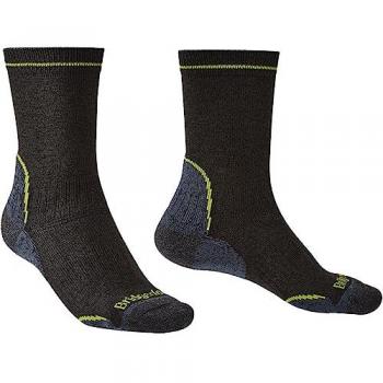 Bridgedale Calzini Light T2 Coolmax Performance Boot Black/Lime EU 36-39
