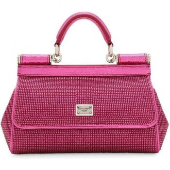 Dolce & Gabbana Sicily Small Shoulder Bag | Purple | ONE Size | Female | Bags