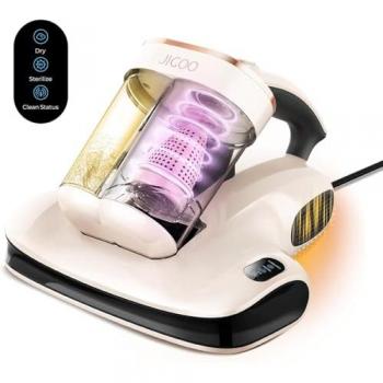 JIGOO S100 Anti‑Acariens UV, Capteur Intelligent 12 kPa