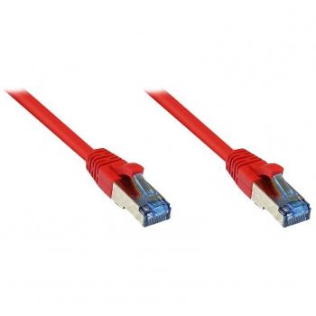Good Connections Patchkabel Cat. 6a S/FTP, PiMF, halogenfrei, 500MHz, rot, 0,25m